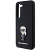 Karl Lagerfeld Silicone Ikonik Metal Pin case for Samsung Galaxy S23 - black