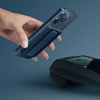 Uniq Heldro ID magnetic wallet with support and band - black