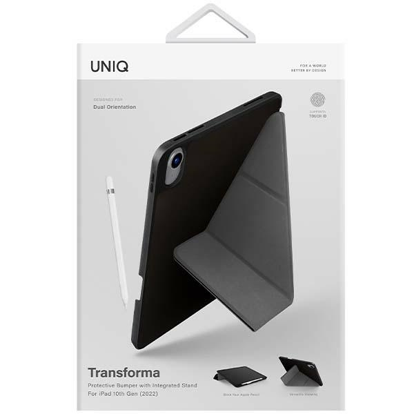Etui UNIQ Transforma na iPad 10 gen (2022) - czarne
