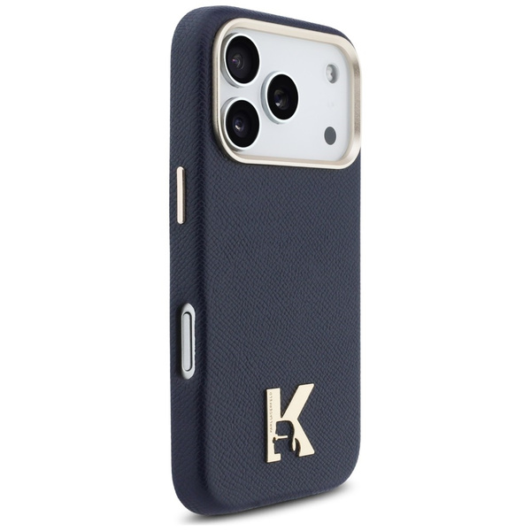 Etui Karl Lagerfeld Karl Head Logo MagSafe do iPhone 17 Pro niebieski