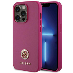 GUESS GUHCP15XPS4DGPPP IPHONE 15 PRO MAX 6.7 "PINK/PINK HARDCASE STRASS METAL LOGO