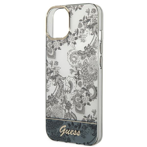 Guess GUHCP14MHGPLHG iPhone 14 Plus / 15 Plus 6.7" szary/grey hardcase Porcelain Collection