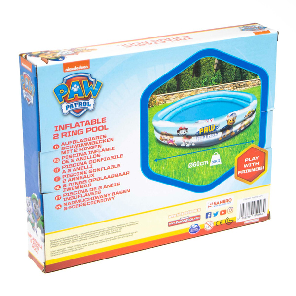 SWIMMING POOL PAW PATROL 60CM