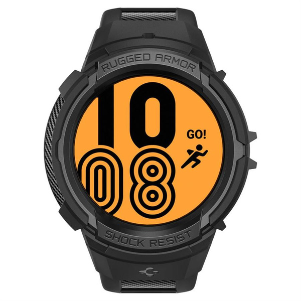 Spigen Rugged Armor Pro Case with Strap for Samsung Galaxy Watch 5 Pro (45mm) - Black