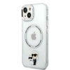Etui Karl Lagerfeld Iconic Karl&Choupette MagSafe na iPhone 14 Plus - przezroczyste