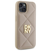 DKNY DKHCP14SPQDSLE iPhone 14 6.1"       beżowy/beige Quilted Stack Logo