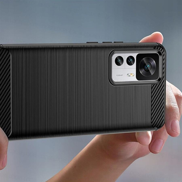 TECH-PROTECT TPUCARBON XIAOMI 12T / 12T PRO BLACK