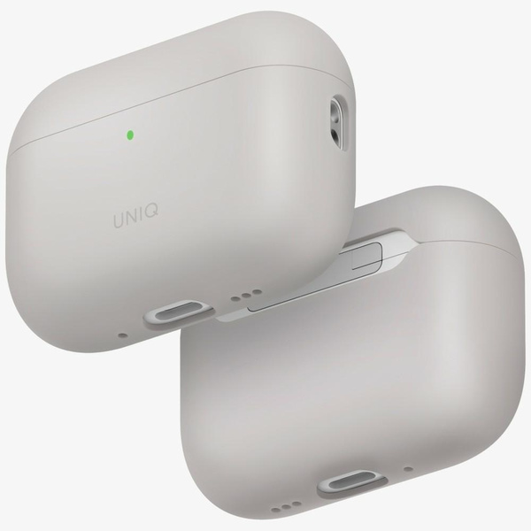 Etui UNIQ Lino do AirPods Pro 3 gen      Silicone beżowy