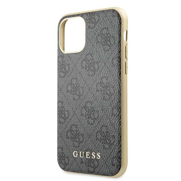 Guess GUHCN58G4GG iPhone 11 Proszary/grey hard case 4G Collection