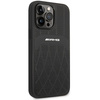 AMG AMHMP14XOSDBK iPhone 14 Pro Max 6.7" black/black hardcase Leather Curved Lines MagSafe