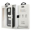 Etui Karl Lagerfeld 3D Rubber Choupette na iPhone 13 mini - czarne