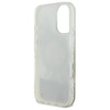 Guess GUHMP16SLFMWTE iPhone 166.1" beżowy/beige hardcase Liquid Glitter Flower MagSafe