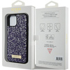 Guess GUHCP15SPFGSBSP iPhone 15 / 14 / 13 6.1" fioletowy/purple hardcase Rhinestone Metal Logo