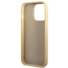 Guess GUHCP14LHGGSHD iPhone 14 Pro6,1" złoty/gold hard case Glitter Script