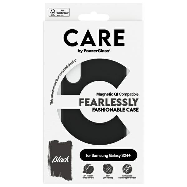CARE by PanzerGlass Fashion QI Case Sam   S24+ czarny/black 1167