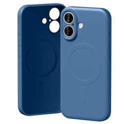 Etui Mercury Semi-Silicone MagSafe do iPhone 17 niebieski