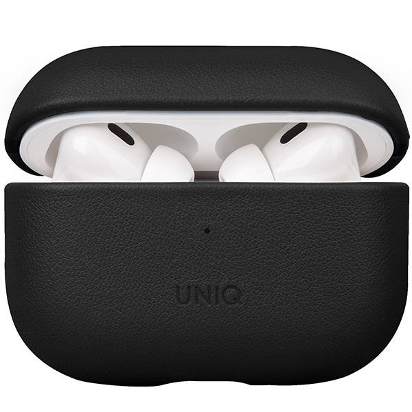 Etui UNIQ Terra Genuine Leather na AirPods Pro 2 - czarne