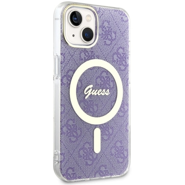 Guess GUHMP14MH4STU iPhone 14 Plus/ 15 Plus 6.7" purpurowy/purple hardcase 4G MagSafe