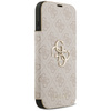 Etui Guess Book 4G Metal Logo do iPhone  17 Pro Max różowy