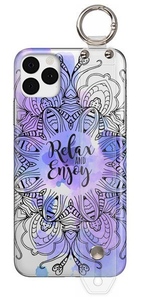 FUNNY CASE WITH HOLDER RELAX AND ENJOY IPHONE 11 PRO MAX