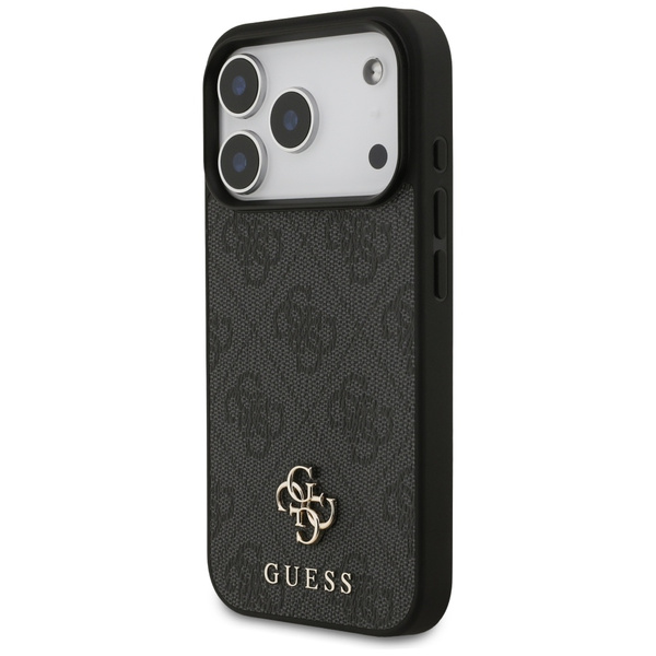 Etui Guess 4G Small Classic Logo MagSafe do iPhone 17 Pro czarny