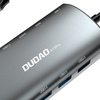 DUDAO 11IN1 MULTIFUNCTIONAL HUB USB TYPE C - USB TYPE C PD 60 W / HDMI / 3.5 MM MINI JACK / 1X USB 2.0 / SD CARD READER MICRO SD / VGA / RJ45 / 3X USB 3.2 GEN 1 GRAY (A15PRO GRAY)
