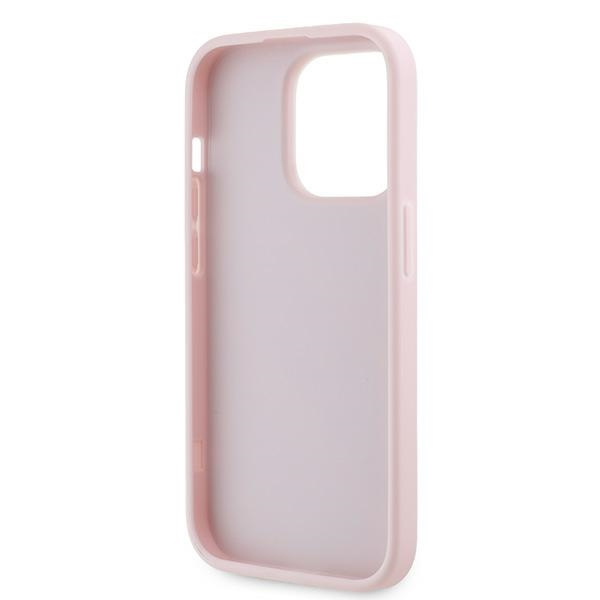 Karl Lagerfeld KLHCP14XPQDSMGP iPhone 14 Pro Max 6.7" różowy/pink hardcase Diagonal Quilted Script