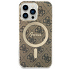 Guess GUHMP13LH4STW iPhone 13 Pro / 136.1" brązowy/brown hardcase 4G MagSafe