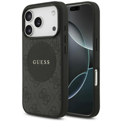Etui Guess 4G Circle Classic Logo        MagSafe do iPhone 17 Pro czarny