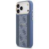 Etui Guess 4G Stripe MagSafe do iPhone   17 Pro Max niebieski