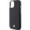 Etui BMW Signature Wrapped Metal MagSafe na iPhone 15 Plus / 14 Plus - czarne