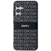 DKNY DKHCS24MPRTHSLK S24+ S926 czarny/black hardcase Leather Mono Stripe & Metal Logo
