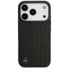 Etui Mercedes Leather Laurel Leaves      MagSafe do iPhone 17 Pro czarny