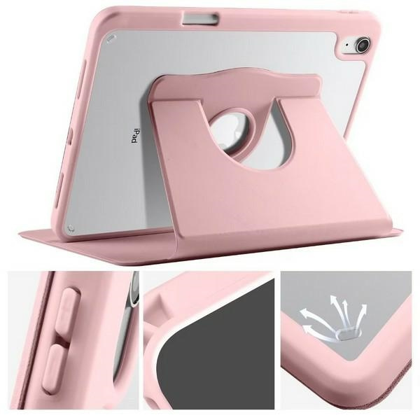 Etui Stand iPad 11 Pro 2024różowo-piaskowe/pinksand