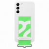 SAMSUNG GALAXY S22 SILICONE COVER WHITE WITH STRAP 