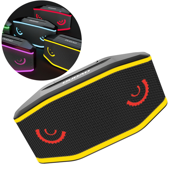 DUDAO WATERPROOF IP7 WIRELESS BLUETOOTH 5.0 RGB 5W 1200MAH SPEAKER BLACK (Y10XS-BLACK)