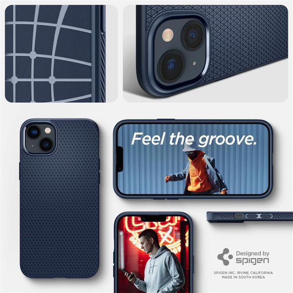 Spigen Liquid Air Case for iPhone 14 Plus - Blue
