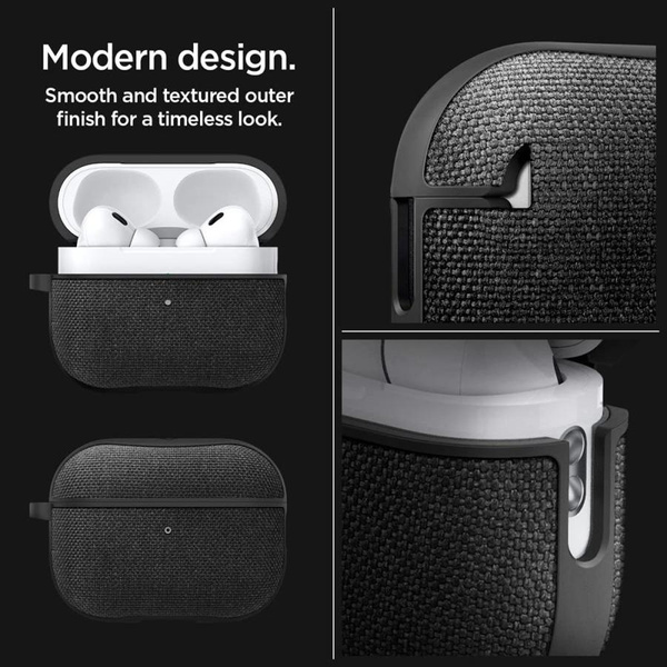 Etui Spigen Urban Fit na Apple AirPods Pro 1 / 2 - czarne