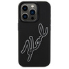 Karl Lagerfeld KLHCP15X3DRKSDLK iPhone    15 Pro Max 6.7" czarny/black hardcase 3D Rubber Signature