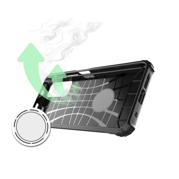 HYBRID ARMOR CASE TOUGH RUGGED COVER FOR XIAOMI REDMI NOTE 11S / NOTE 11 BLACK