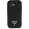 Etui Guess Grained Hot Stamp Peony       Triangle Logo MagSafe do iPhone 16 czarny