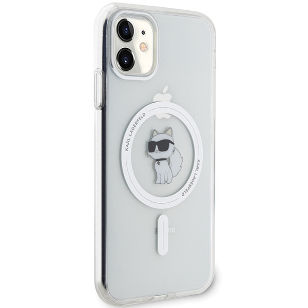 KARL LAGERFELD KLHMN61HFCCNOT IPHONE 11 /XR TRANSPARENT/TRANSPARENT HARDCASE IML CHOUPETTE MAGSAFE