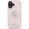 Etui Guess Grained Big 4G Logo Small     Classic Logo do iPhone 16 różowy