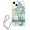 Guess GUHCP13SHFLSN iPhone 13 mini 5,4"zielony/green hardcase Flower Strap
