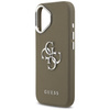 Etui Guess Grained Big 4G Classic Logo   do iPhone 17 brązowy
