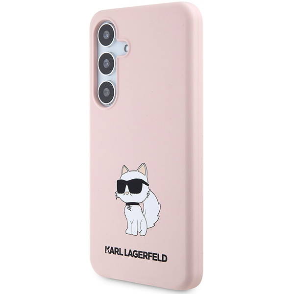 KARL LAGERFELD KLHCS24MSNCHBCP S24+ S926 HARDCASE RÓŻOWY/PINK SILICONE CHOUPETTE