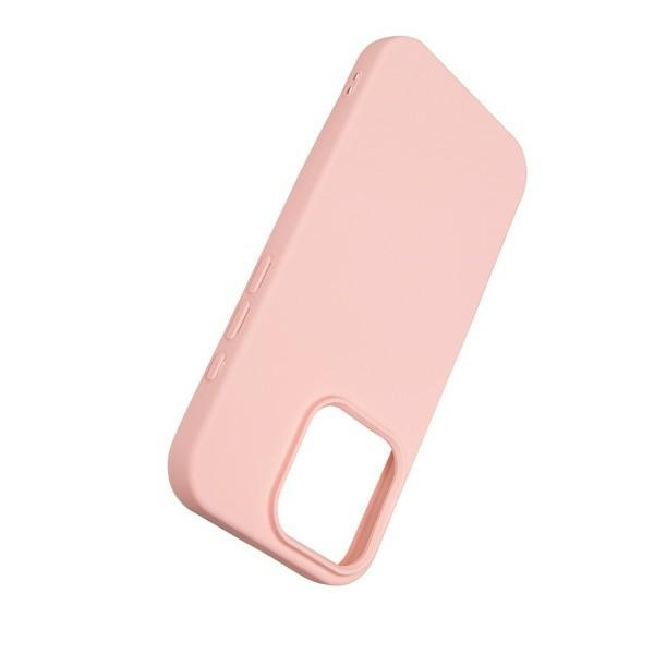 Beline Etui Silicone iPhone 16 Pro 6.3" różowo-złoty/rose gold