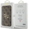 Guess GUBKP15L4GMGBR iPhone 15 Pro 6.1"brązowy/book book 4G Metal Logo
