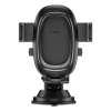 Baseus UltraControl Pro Clamp-on Car Holder with Suction Cup/Hook for Air Vent - Black
