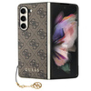 Guess GUHCZFD5GF4GBR F946 Z Fold5brązowy/brown hardcase 4G Charms Collection